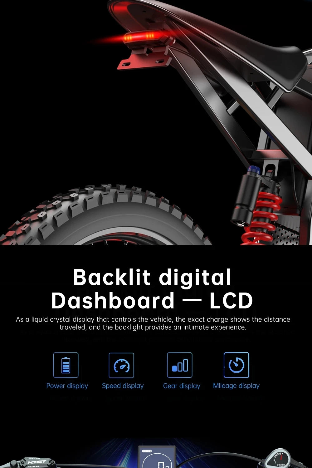 EKX X21 3000W Brushless Gearless Motor, 60V 30Ah Battery, 85km/h