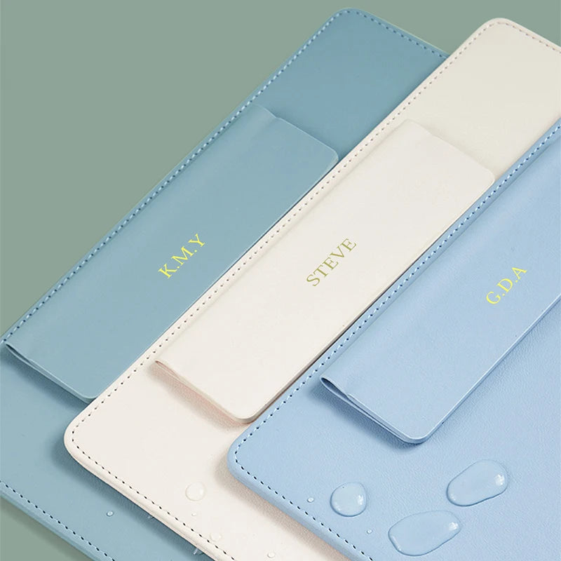 Business Office Clipboard - A4 Paper File Pen Slot - Leather Luxury