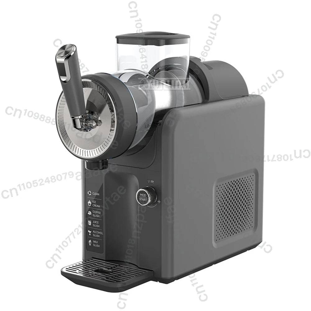 Automatic Cold Drink Slush Machine Soft Drink Ice Cream Machine 1.8L Countertop Beverage Smoothie Machine