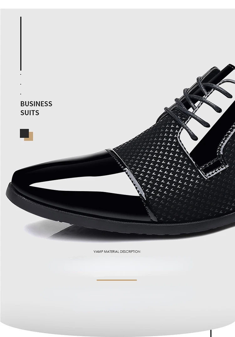 Professional - Business Leather Shoes for Men Luxury Oxford