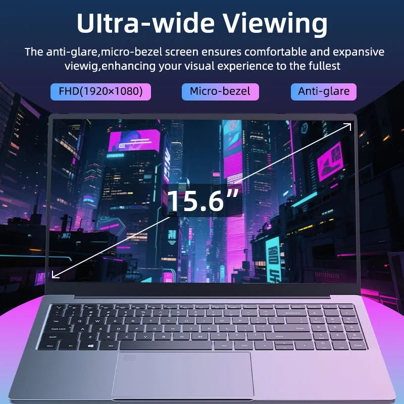 15.6 Inch Portable Notebook With Intel CPU I7-1165G7