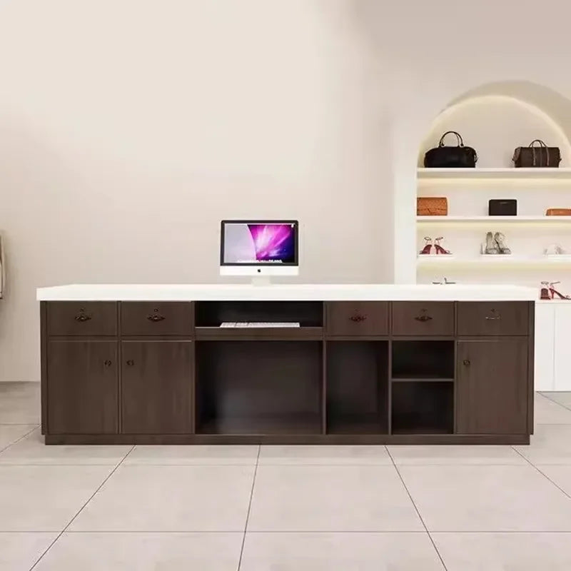 Business Office Reception Desks Counter Display