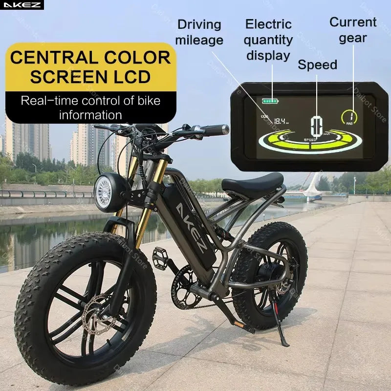 Powerful Electric bike 750W 48V Fat Tire bike
