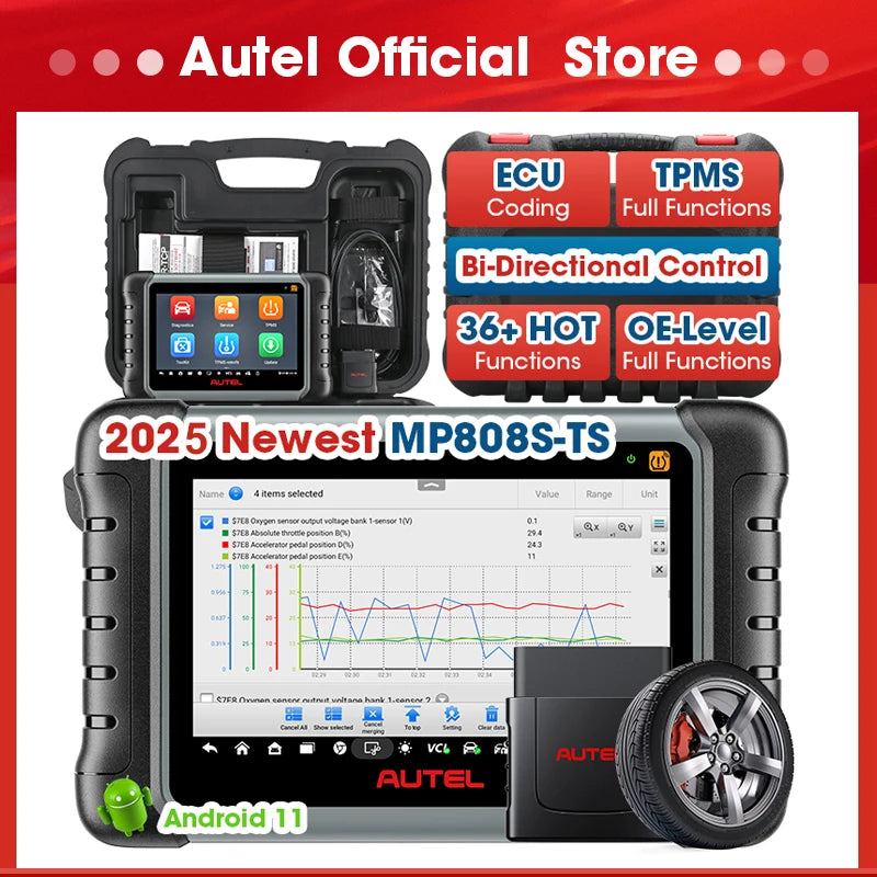 Autel Max iPRO MP808S-TS - Automotive Scanner Active Test