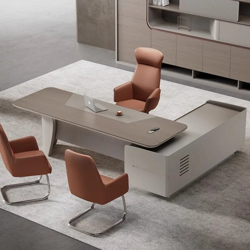 Gaming Office Desk Luxury Modern Design Comfortable Workspace