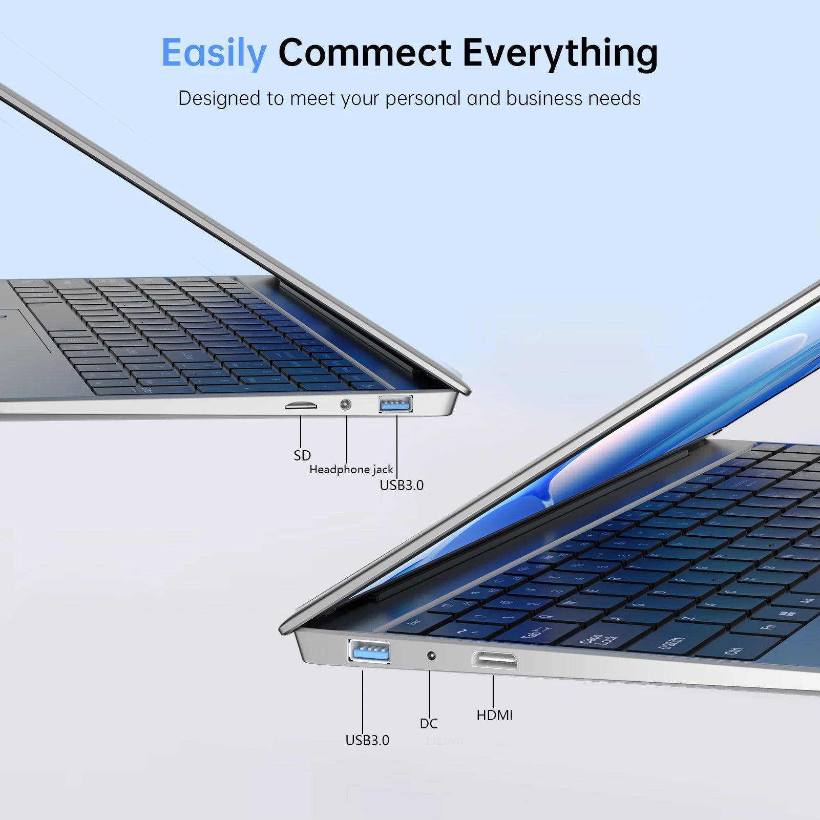 15.6" Inch Laptop Windows 11 Pro  Gaming PC 32GB+2048GB Backlit Keyboard