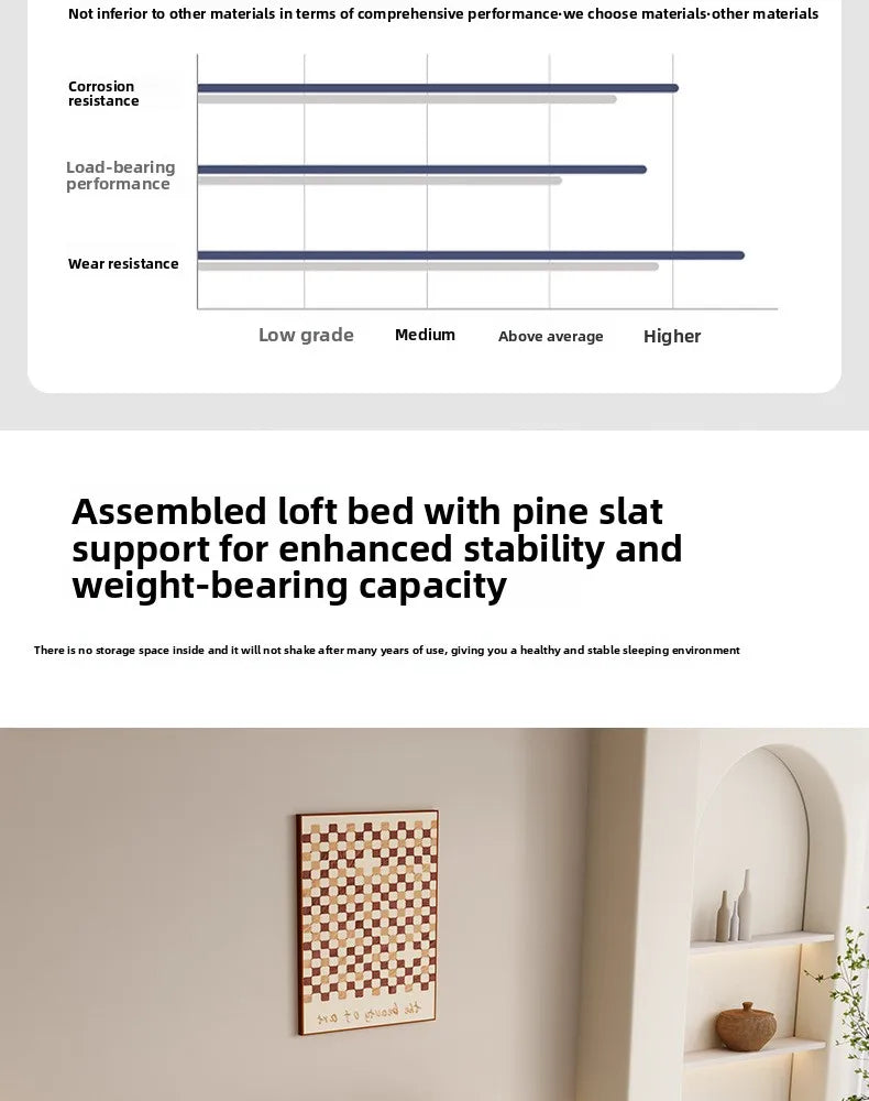 Modern minimalist cream white storage bed frame with clean lines and a smooth, elegant finish.