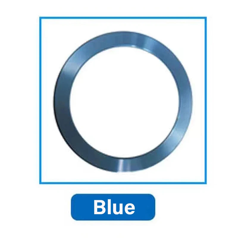 A smooth, blue circular ring or gasket against a white background, labeled "Blue" at the bottom.