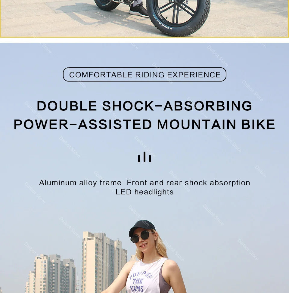 Powerful Electric bike 750W 48V Fat Tire bike