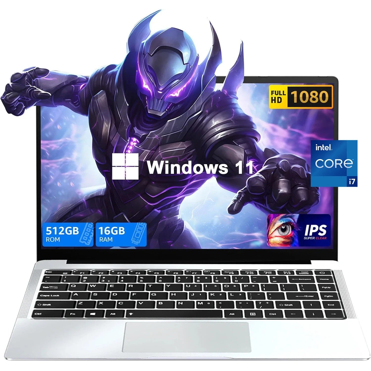 14.1 inch Portable Laptop  Windows 11 Gaming Computer PC Gamer office