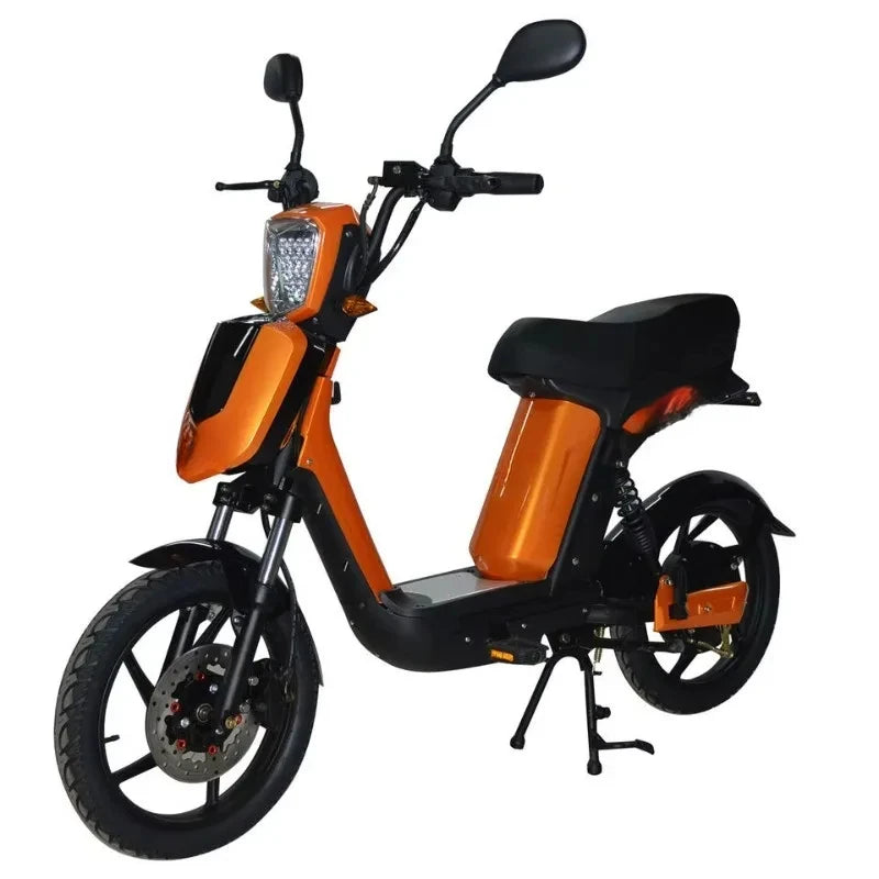 Pedal Assist Electric Motorbike Full Suspension, City Bike Use