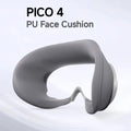 Gray Pico 4 VR PU leather face cushion with contoured padding and a magnetic nose bridge mount.