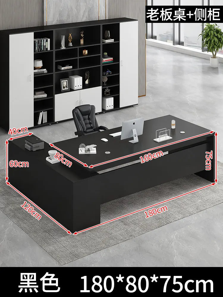 Business Office Desk Design Large Modern Fashion