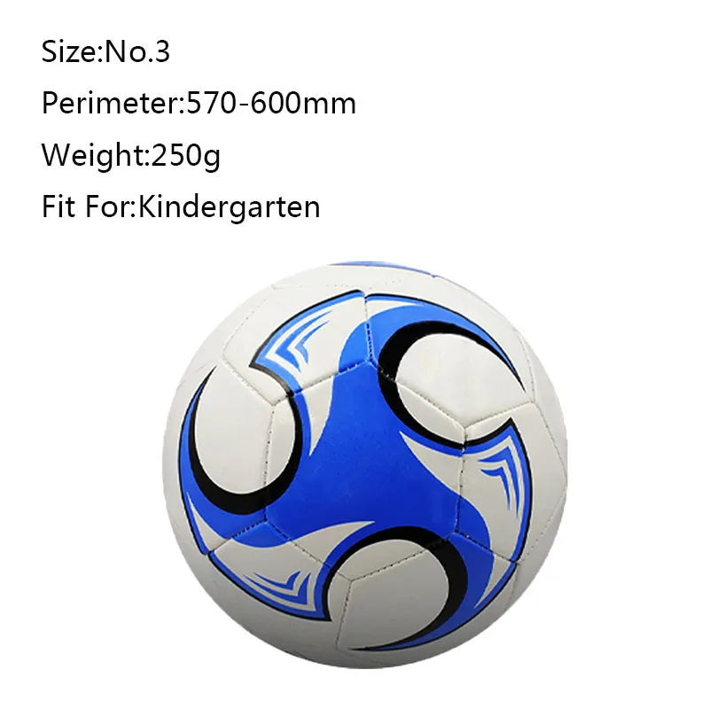 Size 3 children’s football in white with a blue and black swirl design. Lightweight and perfect for kindergarten.